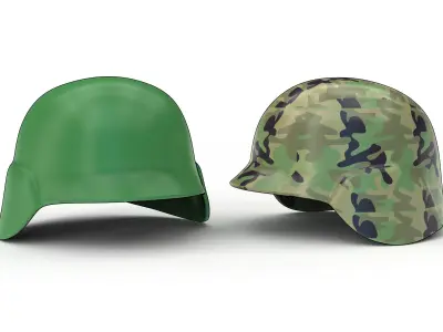 Military helmet 3D print model