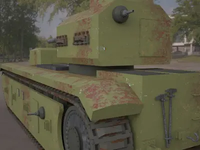 FCM F1 TANK 3d model 3D model