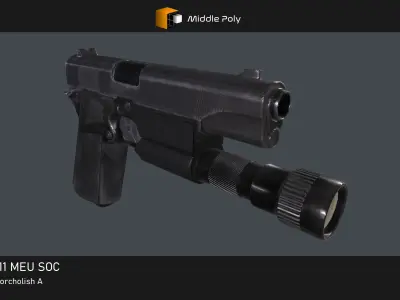 1911 MEU SOC Low-poly 3D model