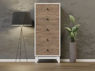 Modern Ikea Drawer Free 3D model