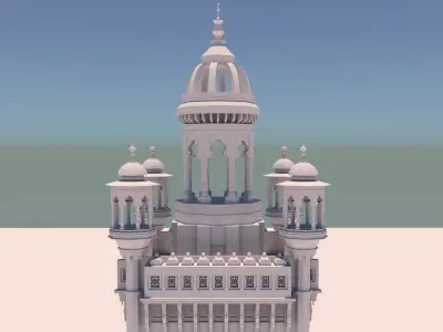 Laxmi Vilas Palace 3D model