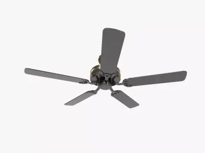 Ceiling Fan Classic Royal Antique 3D model