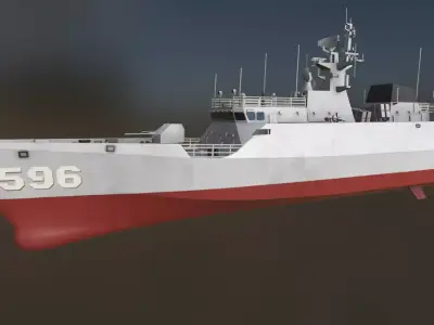Type 056 Corvette  Jiangdao Class Corvette  3D model