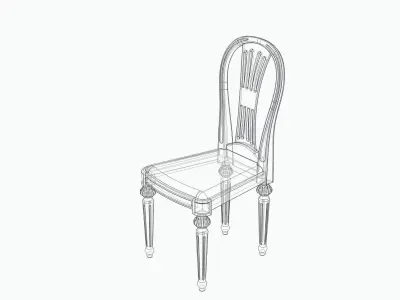 Antique Chair 3D model get