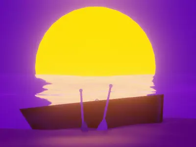 Boat - By Bilouse Free 3D model