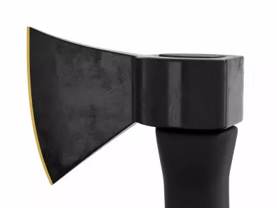 Fiber Handle Axes 3D model