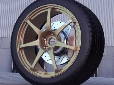Advan T7 automotive -RIM ONLY- 3D model