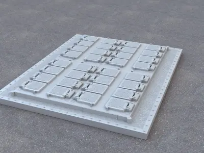 Mark 41 Vertical Launching System  3D model