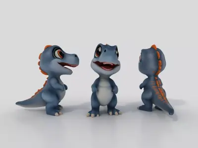 dinosaur Low-poly 3D model buy