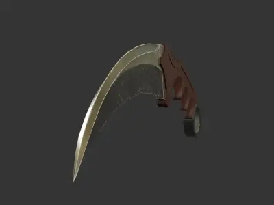 Karambit katana 3D model