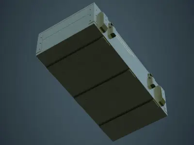 Ammunition Box 2A Low-poly 3D model