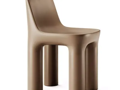 Qeeboo Tata Polyethylene Chair 3D model