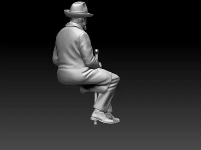PASSENGER 3D print model 10