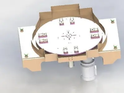 Cam rotate platform 3D model