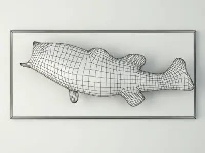 Vintage Fish Mount 3D model