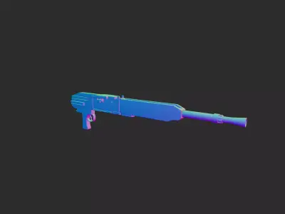 BESA heavy machine gun 3D model