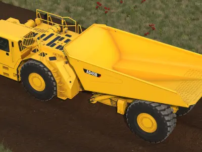 Mining Truck CAT AD45B 3D model