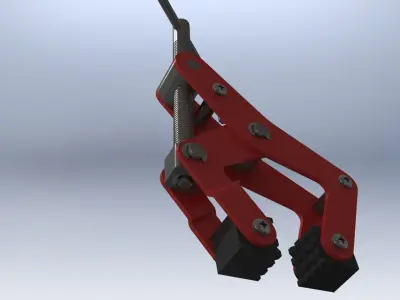 Manual Clamp Free 3D model