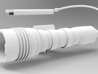 Streamlight ProTac HL-X Low-poly 3D model