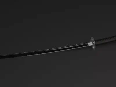 Katana Black 3D model