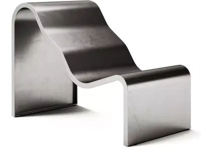 Muuto Dream View Bench 3D model