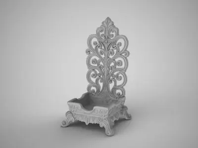 Antique Sticky Note Holder 3D print model