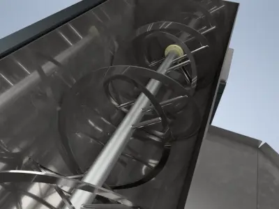 RIBBON MIXER MACHINE 3D model