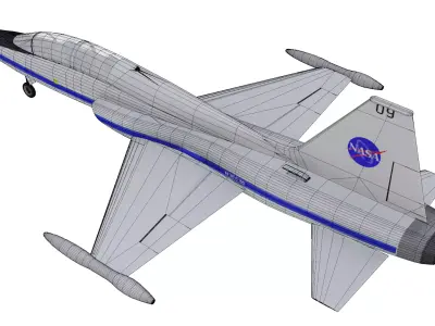 Northrop T-38 Talon Low-poly 3D model purchase