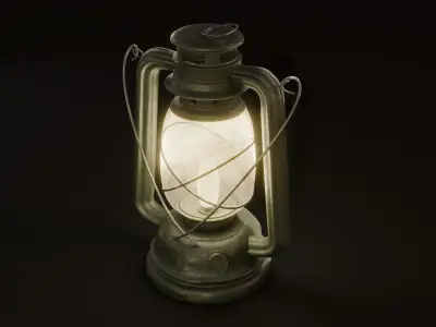 3D Lantern Ready Pbr Low-poly 3D model