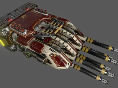 Imperial Spinal Assault Cannon 3D model