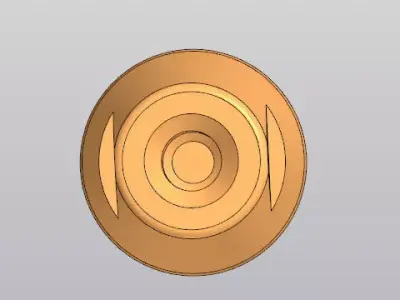 Lever End Grip Handle - Ergonomic Control Part 3D model
