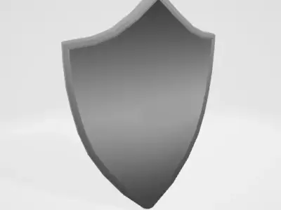 Low poly sheild shield Free 3D model