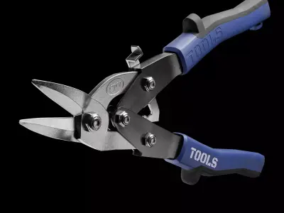 Metal Shears Low-poly 3D model