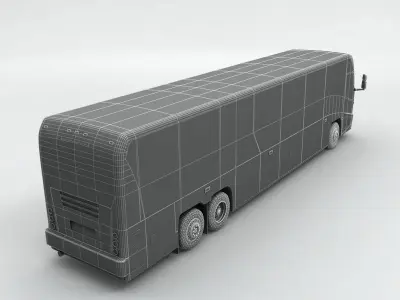 Touring Bus 3D model