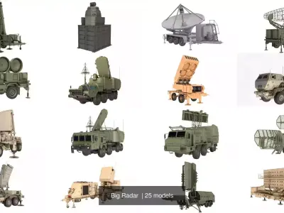 Big Radar  3D Model Pack