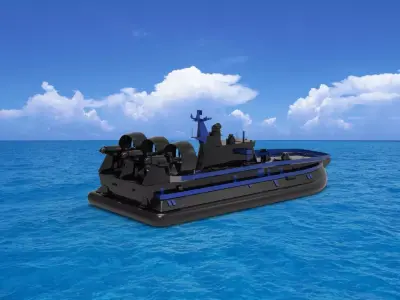 Hovercraft 3D print model