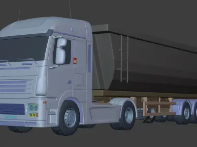 Generic  Tipping - Dump- Construction Truck 3D model
