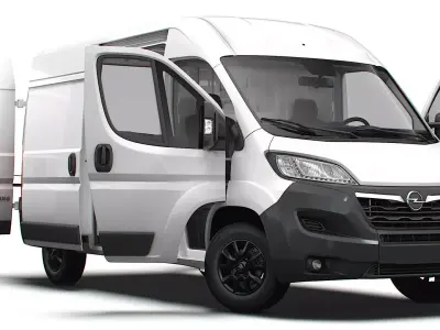 Opel Movano Van L2H2 HQ Interior 2023 3D model