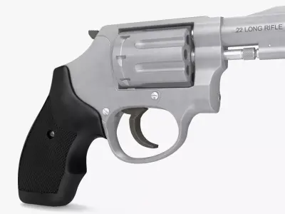 Compact Revolver 3D model