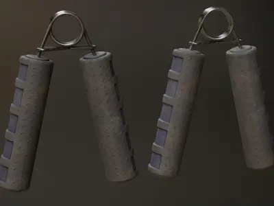 Hand Grip Strenghtener Low-poly 3D model