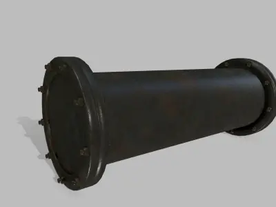 pipe set valve Low-poly 3D model purchase