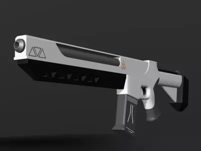 SCI-FI Rifle 3D model 3