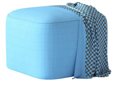 Fitz Pouf 3D model purchase