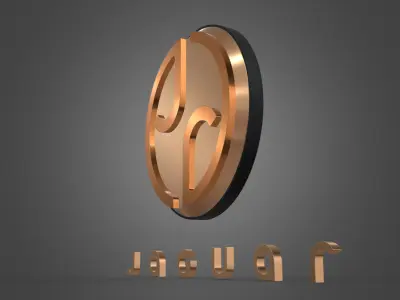 New Jaguar Logo 3D model
