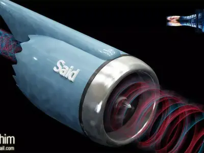Turbine Engine  Free 3D model