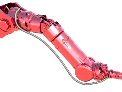 Industrial Robot Arm 3D model order
