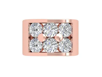 Wedding Ring  3D print model 348