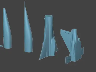  XB-1 Baby Boom 3D print model