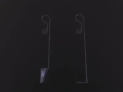 fireplace tools  3D Model Low-poly 3D model