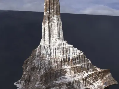 Emperors Mountain Ice 3D model